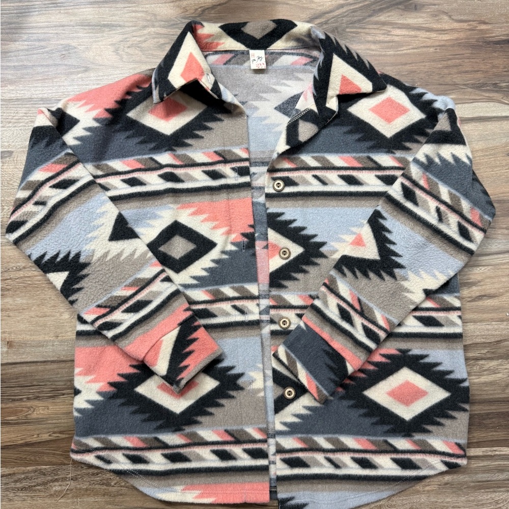 Fleece Aztec Shacket